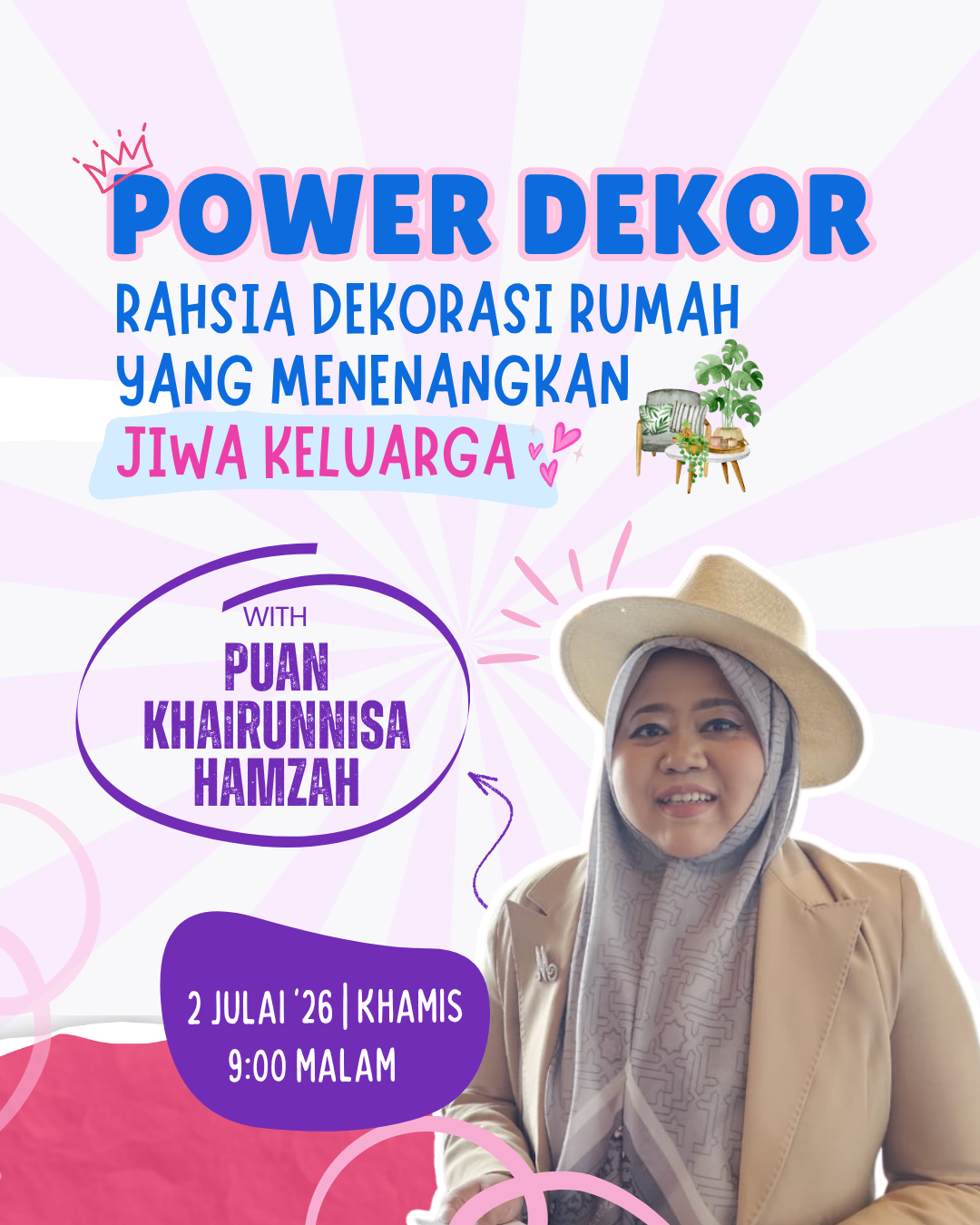 Rahsia Dekorasi Rumah yang Menenangkan Jiwa Keluarga