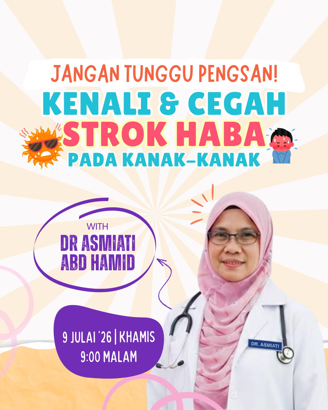 Jangan Tunggu Pengsan! Kenali & Cegah Strok Haba pada Kanak-kanak