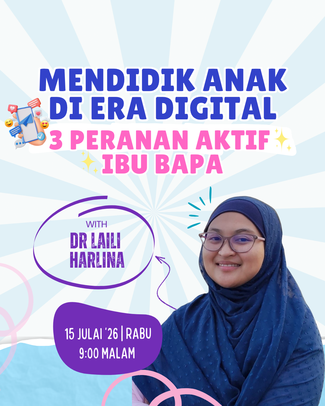 Mendidik Anak di Era Digital: 3 Peranan Aktif Ibu Bapa