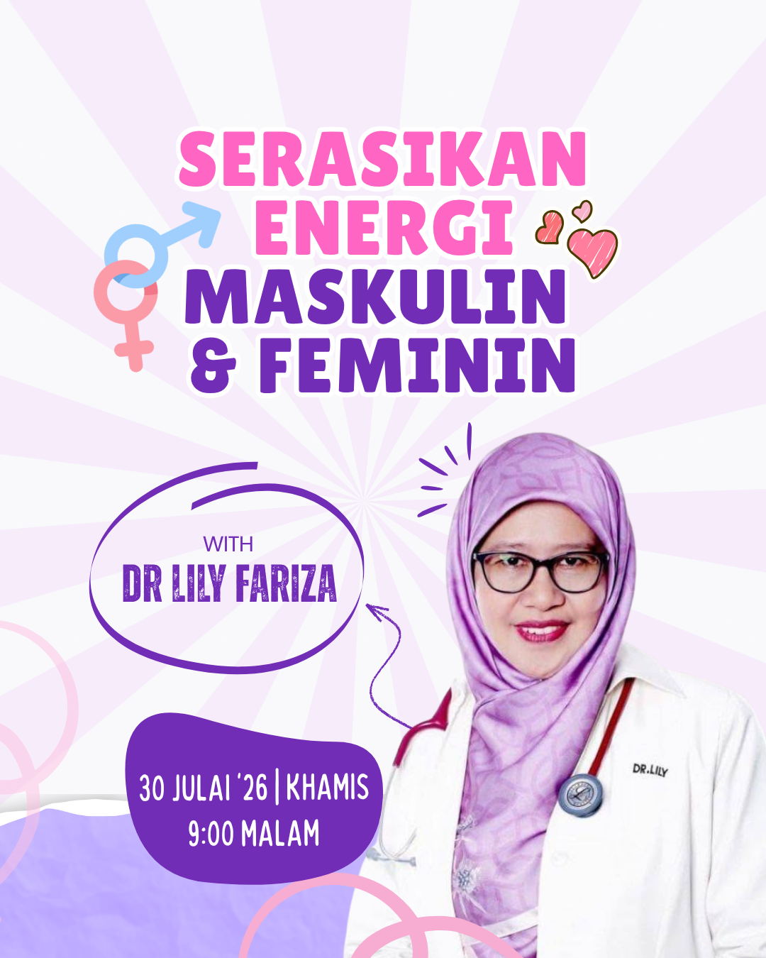 Serasikan Energi Maskulin & Feminin