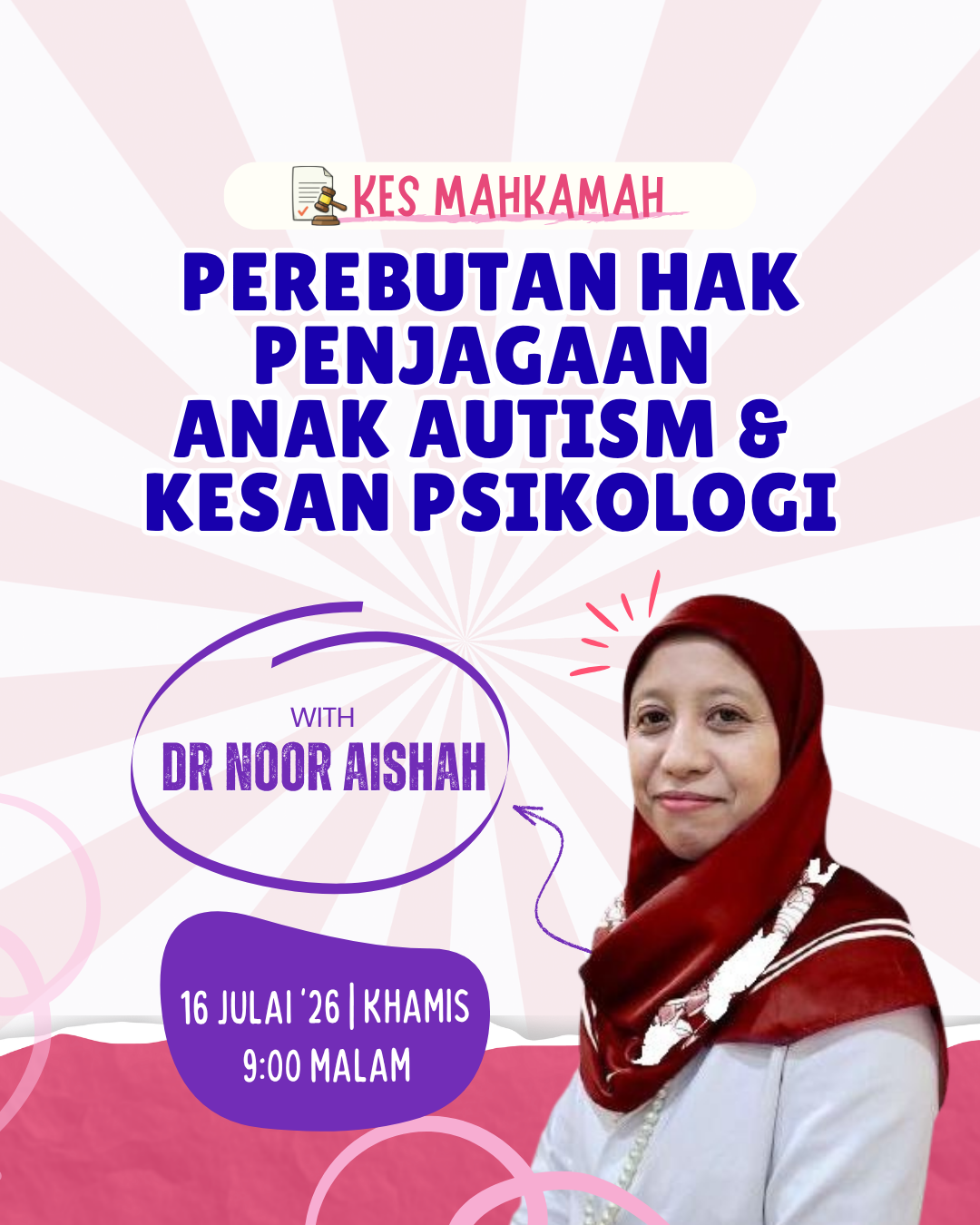 Perebutan Hak Penjagaan Anak Autism & Kesan Psikologi