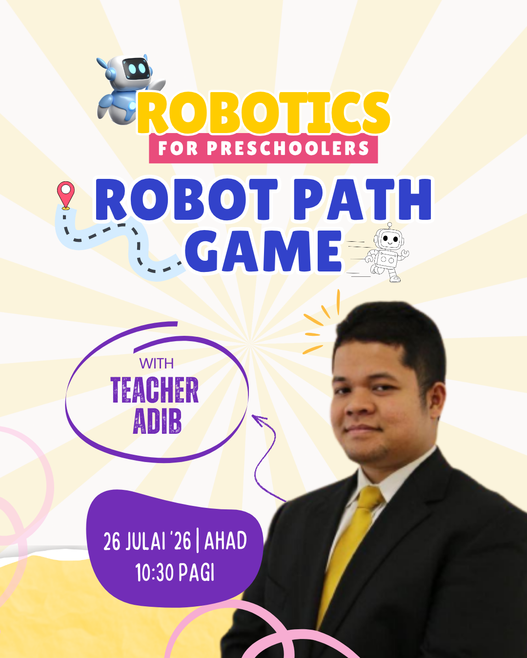 Robotics for Preschoolers: Robot Game Path